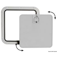 Osculati Grey inspection hatch removable lid 375 x 375mm, 20.302.32