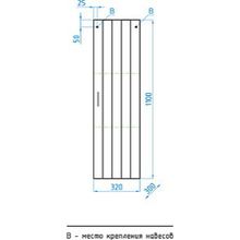 Шкаф-пенал Style Line Агава 32 белый
