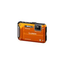 Panasonic lumix dmc-ft4 12.1mpix оранжевый  6x 2.7" 1080i sdxc gps li-ion