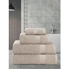 Полотенце махровое "KARNA" AREL 50х100 см цвет капучино