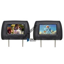 Комплект автомобильных c DVD плеером и LCD монитором 7" ERGO ER704HD Чёрный