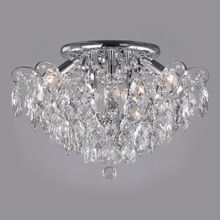 Eurosvet Crystal 10081 6 хром прозрачный хрусталь Strotskis