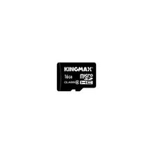 Флеш карта microSDHC 16Gb Class6 Kingmax, черный