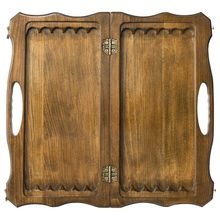 Шахматы + нарды резные c Араратом 50 с ручкой