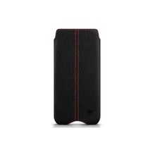 Кожаный чехол для iPhone 5 BeyzaCases Zero Case, цвет черный (BZ23134)