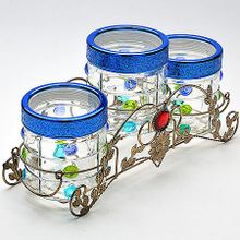 22669 Набор банок 700мл 3пр с кр на подст МВ (х4)