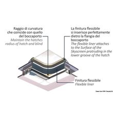 Osculati OCEANAIR PVC white liner 1.6 m, 19.809.02