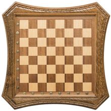 Шахматы резные восьмиугольные в ларце с ящиками 50