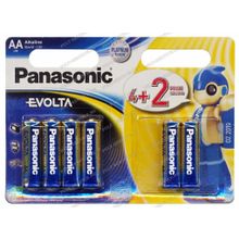 Батарейка Panasonic LR06 EVOLTA блист-4+2