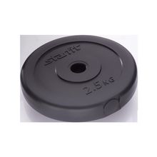 STARFIT Диск пластиковый BB-203, d=26 мм, черный, 2,5 кг