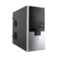 Корпус InWin EAR-009 Black Silver 450W (ATX2.0, 20+4pin, SATA 8cm Fan), MiddleTower ATX, USB, Audio, Heatpipe