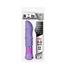 Dream Toys Фиолетовый анальный вибратор с рельефом BOOTYFUL WAVED VIBE PURPLE