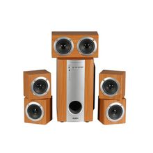 Колонки SVEN HT-435R Black Home Theater Sound System (5x15W+Subwoofer 35W, дерево, ПДУ)