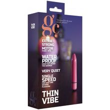 Shots Media BV Розовый мини-вибратор GC Thin Vibe - 8,7 см. (розовый)