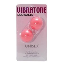 Seven Creations Розовые вагинальные шарики Vibratone DUO-BALLS