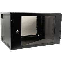 NT WALLBOX PRO 6-64 B Шкаф 19&#34; настенный, двухсекционный, чёрный, 6U 600*460, дверь стекло-металл