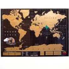 BadLab Карта мира True map черная арт. 0614