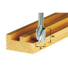 Фреза пазовая спиральная Festool HW Spi S8 D10 30