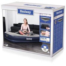 Односпальная надувная кровать Bestway 67723 Tritech Airbed + насос (191х97х36см)