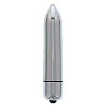 Серебристый мини-вибратор CLIMAX BULLET - 8,5 см. Серебристый