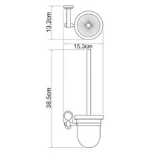 WasserKRAFT Щетка для унитаза Main K-9227