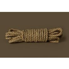 Shots Media BV Пеньковая верёвка для бондажа Shibari Rope - 10 м. (коричневый)