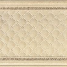 Carmen Ceramic Art Rivalto Crema Capitone Zocalo 15x15 см