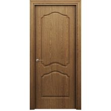 Межкомнатная ламинированная дверь Колорит 62-4 темный дуб глухая