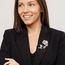 Брошь "Роза", Tutti Frutti (арт. 47048-9529)