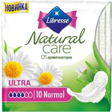 Либресс Natural Care Ultra Нормал 10 прокладок в пачке