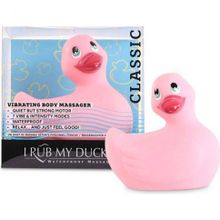 Розовый вибратор-уточка I Rub My Duckie 2.0 (239721)