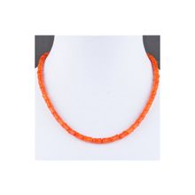 Бусики-Колечки Бусы Коралл "Тюльпан" арт. П4169