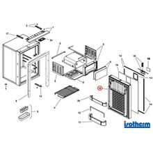 Isotherm Дверца для холодильника Isotherm SGC00362AA серебристая для модели Cruise 49 Elegance