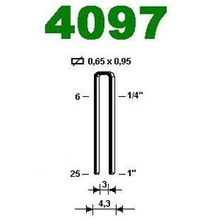 Скоба 4097 25 galv, Omer (10   100 тыс.шт.)