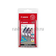 Набор картриджей Canon CLI-8 C M Y MULTI PACK (0621B029)