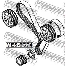 Шестерня Коленвала Mitsubishi Challenger K90# 1996.05-2001.08 [Jpn] Febest арт. MES6G74