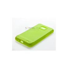 Силиконовый чехол для Samsung i9100 вид №3 зелёный в тех уп. 00019445