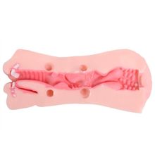 Двусторонний мастурбатор Debby - вагина и ротик (105846)