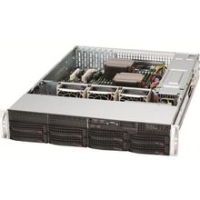 supermicro (2u, 13.68x13, 8x3.5 hot swap sas sata with ses2, 7xlp, 437x89x648mm, 600w) cse-825tq-600lpb