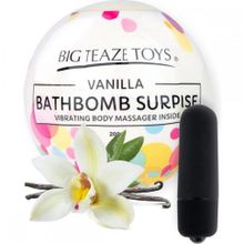 Бомбочка для ванны Bath Bomb Surprise Vanilla + вибропуля (239743)