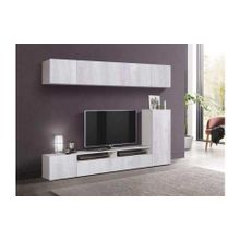 Олмеко Стенка Прага-5 белый бетон