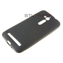 ZB500KL Zenfone GO ASUS Силиконовый чехол TPU Case Металлик черный