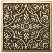 Вставка Moneli Decor Barro-co Art Taco Bohemia Bronce 5х5