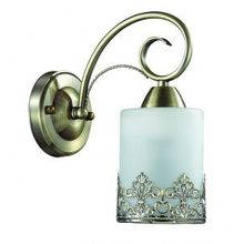 Бра декоративное CITADELLA бронзовый стекло метал.декор E27 1*40W 220V 3070 1W