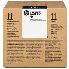 hp lx610 1x3l black latex ink cartridge (hp) cn673a