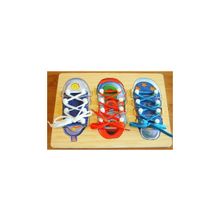 Винтик и Шпунтик Шнуровать обувь, пазл-шнуровка (V-1087)