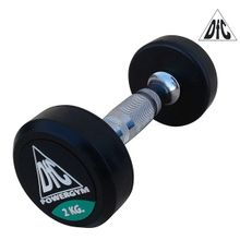 Гантели DFC PowerGym 2кг обрезиненная с хромированной ручной