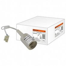 Патрон подвесной с клеммы ой колодкой, Е27 белый |  код. SQ0335-0023 |  TDM