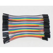 1 Pin Male-Male Jumper Wire 100mm (40pcs pack), Набор проводов соединительных (M-M) 40 шт., 4*10 цветов