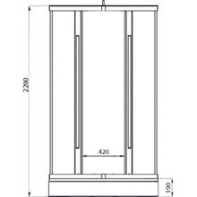 Душевое ограждение Triton Орион (90x90x220)